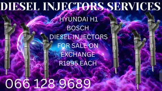 Hyundai H1 Bosch Diesel Injectors For Sale On Exchange With Warranty