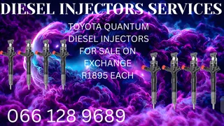 DIESEL INJECTORS FOR SALE ON EXCHANGE OR TO RECON YOUR OWN CALL ME TODAY FOR ASSISTANCE