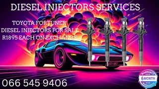 Toyota Fortuner Diesel Injectors For Sale On Exchange Or To Recon Your Own