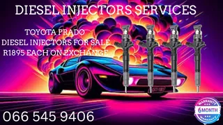Toyota Prado Diesel Injectors For Sale On Exchange Or To Recon Your Own