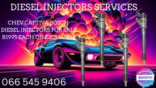 Chev Captiva Bosch Diesel Injectors For Sale On Exchange Or To Recon