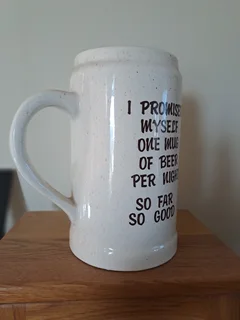 Gigantic beer mug