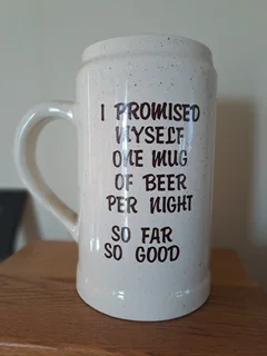 Gigantic beer mug