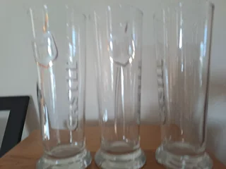Castle Lager glasses