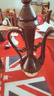 Arabian style ceramic coffee pot