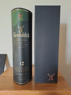Empty Glenfiddich boxes