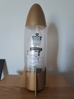 Decorative Smirnoff vodka rocket (empty)