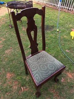 Baie Imbuia Dining Set – Ball &amp; Claw 6-SeaterElegant solid imbuia dining set