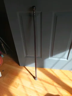 Wooden walking stick