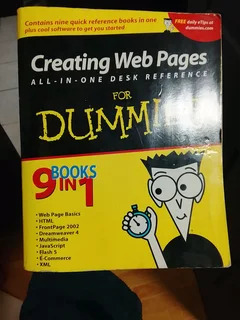 Three in One Book create web pages