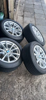 A set of 16&#34; mags and tyres for bmw in a very good condition