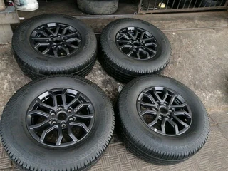A set of 17" mags and michelin tyres 285/65/17