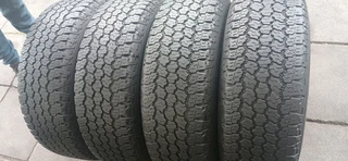 A set of 245/75/15 bakkie tyres in a very good condition