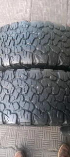 2x265/65/17 bfgoodrich ko2 tyres second hand in a very good condition
