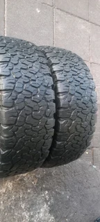 2x265/65/17 bfgoodrich ko2 tyres second hand in a very good condition