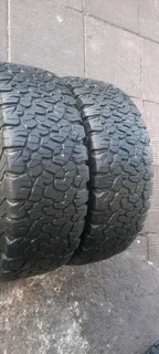 2x265/65/17 bfgoodrich ko2 tyres second hand in a very good condition
