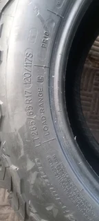 2x265/65/17 bfgoodrich ko2 tyres second hand in a very good condition