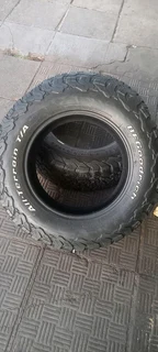 2x265/65/17 bfgoodrich ko2 tyres second hand in a very good condition
