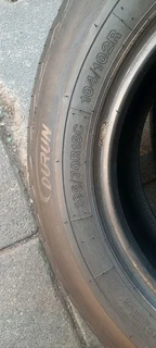 A set of 195/70/15 bakkie tyres in a very good condition