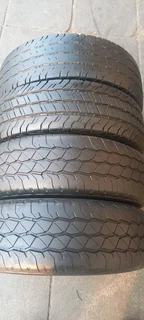 A set of 195/70/15 bakkie tyres in a very good condition