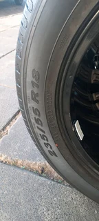 3x235/55/18 pirelli scorpion verde tyres like new