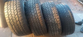 A set of 22&#34; range rover sport and defender mags and cooper discovery tyres