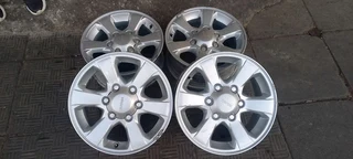 A set of rims for isuzu D-max in a very good condition