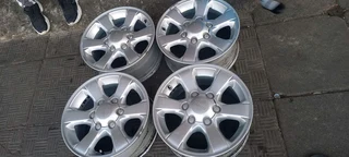 A set of rims for isuzu D-max in a very good condition