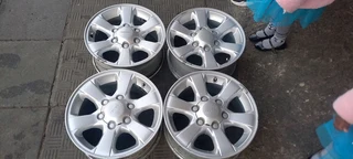 A set of rims for isuzu D-max in a very good condition