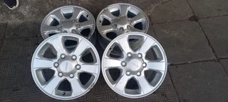A set of rims for isuzu D-max in a very good condition