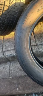 A set of 5 tyres 255/55/19 continental in a very good condition with no damages