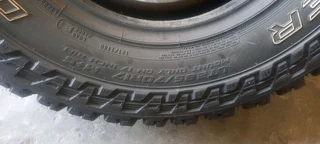 A set of 285/70/17 cooper descoverer st maxx