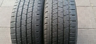 2x265/60/18 continental bakkie tyres like new