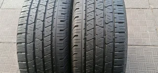 2x265/60/18 continental bakkie tyres like new