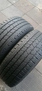 2x265/60/18 continental bakkie tyres like new