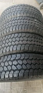 A set of 215/70/16 goodyear wrangler tyres brand new