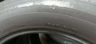 A set of 235/55/19 bridgestone tyres for Suv