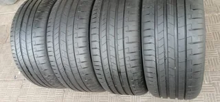 A set of pirelli tyres brand new 245/45/18 and 255/45/18