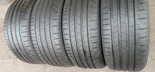 A set of pirelli tyres brand new 245/45/18 and 255/45/18