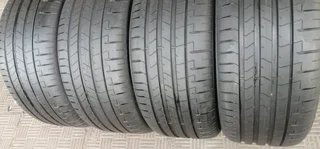 A set of pirelli tyres brand new 245/45/18 and 255/45/18