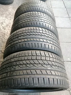 A set of 305/30/23 continental tyres for Lumia