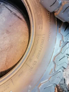 A set of bfgoodrich tyres 265/70/17 in a very good condition