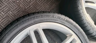 A set of 21" mags and tyres for Mercedes ML350