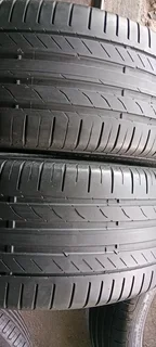 2x225/45/17 continental runflat tyres in a very good condition