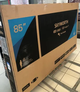 Skyworth 85” Smart Hdr10 Google Tv Edgeless 4k Ultra Hd Led With Warranty