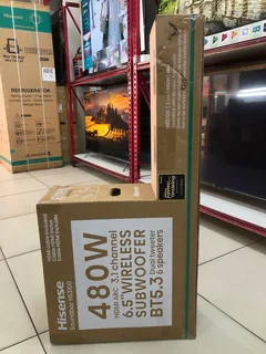 HISENSE 3.1 CUANEL 480W WIRELESS SUB USB BLUETOOTH SOUNDBAR BRAND NEW