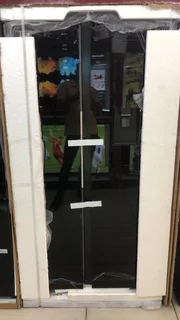 HISENSE 514L BLACK MIRROR WATER DISPENSER FROST FREE SIDE BY SIDE FRIDGE FREEZER BRAND NEW