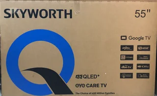 Skyworth 55” Qled Smart 120hz Hdr10 Edgeless 4k Ultra Hd Google Qled