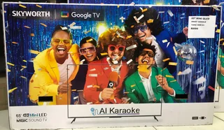 Skyworth 65” Mini Qled Smart 144hz Flixer Free Magic Sound 4k Uhd Mini Qled Plus