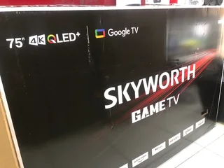 Skyworth 75” Qled Plus Smart Gaming Tv 144hz Hdr10 Magic Sound Qled Plus